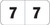 JETER Numeric Label - 4500 Series (Rolls) - 7 - Black/White