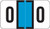 JETER Numeric Label - 0300 Series (Rolls) - 0 - Lt. Blue