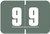 Digi Color Numeric Label - DCNM Series (Rolls) - 9 - Gray