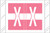 Tabbies Alphabetic Labels - 12030 Series (Rolls) X- Pink