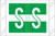 Tabbies Alphabetic Labels - 12030 Series (Rolls) S- Dk. Green