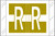 Tabbies Alphabetic Labels - 12030 Series (Rolls) R- Gold