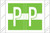 Tabbies Alphabetic Labels - 12030 Series (Rolls) P- Lt. Green
