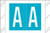 Tabbies Alphabetic Labels - 12030 Series (Rolls) A- Lt. Blue