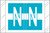 Tabbies Alphabetic Labels - 12030 Series (Rolls) N- Lt. Blue