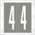 Tabbies Numeric Label - 11500 Series (Rolls) - 4 - Gray