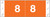 Tabbies Numeric Label - 11850 Series (Rolls) - 8 - Orange