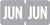 TAB Month Designation Labels (Rolls)- June/Gray