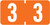 TAB Numeric Labels - 1277 Series (Rolls) - 3 - Dk. Orange