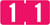TAB Numeric Labels - 1277 Series (Rolls) - 1 - Red