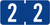 TAB Numeric Labels - 1280 Series (Rolls) - 2 - Dk. Blue