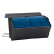 Smead Handy Files, Alphabetic (A-Z) and Monthly (Jan.-Dec.) 21 Pockets, Flap with Elastic Cord, Blue/Black - (70506)
