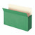 Smead 74236  File Pocket 74236, Straight-Cut Tab, 5-1/4" Expansion, Legal Size, Green, 10 per Box (74236)