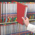 Smead 29783  End Tab Pressboard Classification Folder with SafeSHIELD Fasteners, 2 Dividers, Legal, Bright Red (29783) - 10/Box