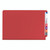 Smead 29783  End Tab Pressboard Classification Folder with SafeSHIELD Fasteners, 2 Dividers, Legal, Bright Red (29783) - 10/Box