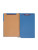 Smead 29784  End Tab Pressboard Classification Folder with SafeSHIELD Fasteners, 2 Dividers, Legal, Dark Blue - 10/Box  (29784)