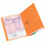 Smead Colored End Tab File Folder, Shelf-Master Reinforced Straight-Cut Tab, Letter Size, Orange, 100 per Box (25510)