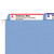 Smead 64099  FasTab Hanging File Folder, 1/3-Cut Built-In Tab, Letter Size, Blue, 20 per Box (64099)