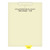 "X-Ray/EKG" - Index Chart Divider-  Bottom Tab in Position 4 - Light Yellow Colored Tab - 100/Package