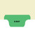 "X-Ray" Bottom Tab-Fileback Dividers - Green Tab in Position #4 - 50/Box