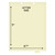 Medical Arts Press Match Write-On End Tab Chart Dividers- Blank, Tab Position 6- Clear (100/Pkg) (56841)