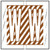 Col'R'TAB Top Tab Alpha Labels - 82100 Series - Letter 'W' - Brown - 1-1/2" H x 1-1/2" W - Labels on Sheets - 100/Pack