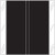 Tabbies Solid Color Label - 11600 Match - CLLM Series (Rolls of 500) - Black