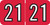 Colwell Yearband Label (Rolls of 500) - 2021- RUBY - COYM Series - Laminated -3/4" H x 1-1/2" W