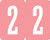 GBS 1" Numeric - VSNM Series - 1H X 1 1/4W - 500/Roll - Number 2 - Pink