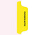 Ivory letter size side tab 1/4 index divider with position 2 tab printed PROGRESS NOTES and mylared in dark yellow. 125# manila stock, 25/Box