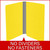 Yellow legal size end tab classification folder with 2" gray tyvek expansion. 18 pt. paper stock. Packaged 25/125.