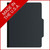 Black letter size top tab classification folder with 2" gray tyvek expansion and 2" bonded fasteners on inside front and inside back. 25 pt type 3 pressboard stock. Packaged 25/125.