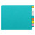 Light blue letter size end tab folder. 20 pt light blue stock. Packaged 40/200