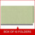 Peridot green legal size end tab two divider classification folder with 2" dark green tyvek expansion, with 2" bonded fasteners on inside front and inside back and 1" duo fastener on dividers - DV-S52-26-3PER