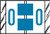 A-Z Labels Col'R'Tab 1" 'O' BLUE
(Tab Compatible) - 500/Roll