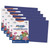 Construction Paper Blue, 12'' x 18'', 50 Sheets Per Pack, 5 Packs - PAC7407-5