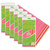 Deluxe Bleeding Art Tissue, 10 Color Warm Assortment, 20'' x 30'', 20 Sheets Per Pack, 6 Packs