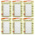 Chart Mounts, 1'' x 1'', 40 Per Pack, 6 Packs