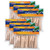 Flat Slotted Clothespins, Natural, 3.75'', 40 Per Pack, 6 Packs