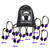 Sack-O-Phones, 10 Personal Headphones in a Carry Bag, Purple