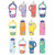 We Stick Together Cups & Water Bottles Cut-Outs, Pack of 36