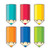 Core Decor Colorful Doodle Pencils 6 Inch Designer Cut-Outs, Pack of 72