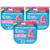 Candy Land Peppermint Stripe Deco 4'' Letters, 176 Per Pack, 3 Packs