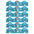 Cat in the Hat Blue Deco Trim, 37 Feet Per Pack, 6 Packs