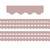Light Mauve Scalloped Border Trim, 35 Feet Per Pack, 6 Packs