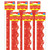 Red Sparkle Terrific Trimmers, 3. 5' Per Pack, 6 Packs