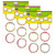 Confetti Circle Accents, 30 Per Pack, 3 Packs