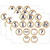 Confetti Circle Letters, 216 Characters Per Pack, 3 Packs