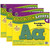 Eucalyptus Green 4'' Bold Block Letters Combo, 230 Pack Per Pack, 3 Packs