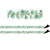 Eucalyptus Die-Cut Magnetic Border, 24 Feet Per Pack, 2 Packs